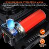 Portable Camping Stove Butane Canister Dual Fuel Burner Piezo Electric Ignition Single Burner with Automatic Tank Ejection Overpressure Cut Off Carry