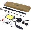 LED Camping Light, 12V 10000 Lumen Super Bright Portable Outdoor Lights with Telescoping Pole Suction Cup Magnetic Base, Flood Lamp for Outdoors Camp,