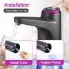 Electric Water Dispenser 40 Gallon USB Rechargeable Water Bottle Pump Electric Automatic Switch Pump Quantitative Setting Drink Water for Home Office