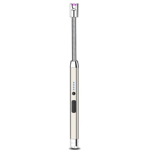 Lighter Electric Lighter Rechargeable Arc USB Candle Lighters With LED Battery Display; Flexible Neck Windproof Flameless Plasma Long Lighters For Can