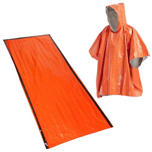 Outdoor Life Bivy Emergency Sleeping Bag Thermal Keep Warm Waterproof Mylar First Aid Emergency Blanke Camping Survival Gear